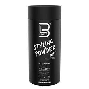 L3 Level 3 Styling Powder - Natural Look Mens Powder - Easy to Apply with No Oil or Greasy Residue (Large - 60 Grams)