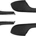 Phoneix 4Pcs Carbon Fiber Pattern Interior Door Armrest Panel Trim Cover Set Texture ABS Accessories Fit for Honda 10th Civic 2016-2021 Accessories