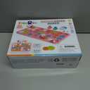 Logic Road Builder Games Toys: STEM Toys for 4 Year Old Kids, Montessori Board Game Brain Teaser Puzzles Preschool Learning Activities Educational Toy for Toddler Ages 3 5 6 7 8-12 Gifts(Pink 32PCS)