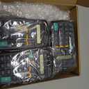 Fiada 12 Pieces Pocket Size Mini Calculators Handheld Angled 8-Digit Display Calculators Basic Standard Small Accounting Desktop Supplies for Office School and Home