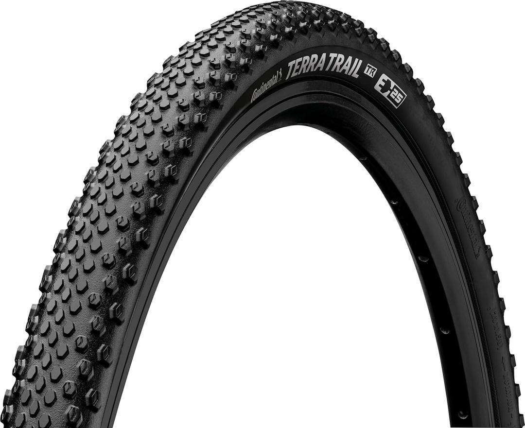 Continental Terra Trail Tire - tubeless, Folding, PureGrip, ShieldWall System, E25 | Multiple Colors | 650b or 700 Sizes (700 x 35, Black/Black skin foldable)