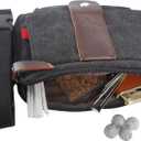 Canvas Belt Bag for Men, Tobacco Pipe Waist Purse, Smoking Accessory Waist Bag for Hiking Camping Riding Fishing