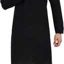 SKAVIJ Men's Handloom Cotton Solid Kurta Pajama Set Round Neck Casual Dress (KP117black_Black_L)