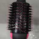 REVLON One-Step Volumizer Hair Dryer and Styler, for Less Frizz, More Shine, and Reduced Heat Damage for Salon Style Round Brush for Blowout, Black (1.0 VOLUMIZER)