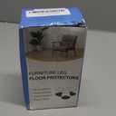 32 Pcs Chair Leg Floor Protectors - Silicone Felt Pads, Scratch-Proof & Noise-Free, Easy Smooth Moving, Small Size (Fits Round Chair Legs: 5/16" to 1-5/16" Diameter)