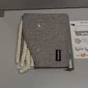 Collapsible Fabric Dog Toy Box and Storage Bin With Handle - Trapezoid Basket Chest Organizer for Pet Toys, Blankets and Accessories (Grey)