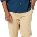 Amazon Essentials Mens Slim-Fit Long-Sleeve Two-Pocket Utility Shirt (Blue, XS)