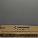 YAKS 2PCS 3U Ful Carbon Professional Uitra Light High Elastic Adult Student Training Badminton Racket Set Durable Type Red-White