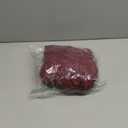 Twist Front Dresses for Women Lantern Sleeve V Neck Casual Cocktail Party Midi Dress Burgundy, S 