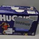 Huggies Size 6 Overnites Baby Diapers: Overnight Diapers, Size 6 (35+ lbs), 72 Ct
