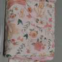 Baby Car Seat Cover, Soft Minky Warm Winter Car Seat Canopy for Infants & Toddlers, Opening with Adjustable Strap, Breathable Nursing Cover & Stroller Blanket, Pink Flowers (Fits Most Car Seats)