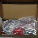 Flat Tow Breakaway Cable System for RV Towing, Ready Stop Device with Supplemental Safety Cable Kit for Tow Bars and Flat Towed Vehicles