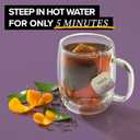 TAZO Organic Earl Grey Tea Bags, Black tea with Caffeine, 16 Total Tea Bags (EXP 12/01/27)