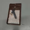 Wearlizer Leather Bands Compatible with Google Pixel Watch 4/3 41mm/Pixel Watch 2/1 Band Women, Dressy Designer Slim Leather Strap with D-Shape Metal Buckle for Pixel Smartwatch Accessories, Black/Rose Gold