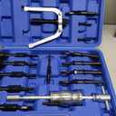 Orion Motor Tech Blind Hole Collet Bearing Race and Seal Puller Extractor Kit, Slide Hammer Pilot Insert Inner Bearing Removal Tool Set, 16 Pieces