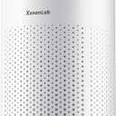 Air Purifiers for Home Large Room Covers up to 1800Ft, VisionAir 20dB Sleep Mode for Bedroom, with Real-Time AQI & PM2.5 Display, 360 Intake&Outlet Air Cleaner Pet-Friendly HEPA, HAP606, Light White