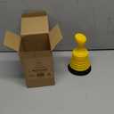 Meadow Lane Small 7" Sink Plunger - Mini Clog Remover for Kitchen & Bathroom Sink Drains - Hand Ergonomic, Space-Saving & Powerful Suction - Universal Fit for Home or Commercial Use, Yellow (1 Pack)