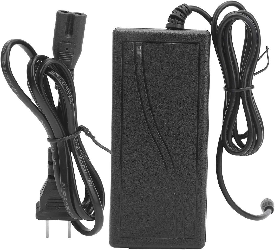 Dilwe Scooter Battery Charger, 42V 1.5A Lithium Battery Power Adapter 100-240V US Plug