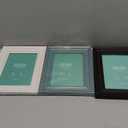 LaVie Home 5x7 Picture Frames (3 Pack, Assorted Colors) Rustic Wood Grain Photo Frame Set with High Definition Glass for Wall Mount & Table Top Display (White&Black&Teal)