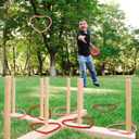 3 x Soulchen 24 Valentine's Heart Shaped Ring Toss Games for Party Activities Red and Pink Plastic Toss Ring for Indoor Outdoor Speed and Agility Practice Games Valentine's Party Supply