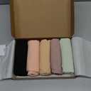 BATTEWA Washable Absorbency Incontinence Regular Underwear for Women, Reusable Leak Proof Protection Panties for Bladder Leakage (5 Color, Large, 5 Pack)