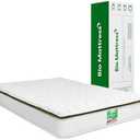 Bio Mattress: Green Tea Queen Size Mattress with Foam Plus and High-Density Rubber Foam Core