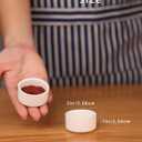 1 oz Mini Porcelain Ramekins Set of 6, Small Ceramics Souffle Dish, Exactly Designed for Dipping Sauce, Ketchup, Salsa and Jams, 30ml White