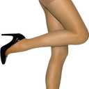 Hanes Alive Women's Full Support, Control Top, Reinforced Toe Pantyhose (Little Color) C