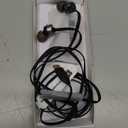 JBL Tune 310C - Wired Hi-Res in-Ear Headphones, Tangle-Free Flat Cable, 3-Button Remote with Microphone (Black)
