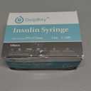 Insulin Syring, 29G 1cc 1/2-Inch (12.7mm) Seringe Insulina, Individually Packed, Smooth & Comfortable, Pack of 100