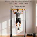 VEVOR Pull Up Bar, 330LBS Capacity Portable Pullup Bar Station, Pullup Bars Free Standing with H-Frame Structure & Heavy-Duty Steel Tube, 8 Level Height Adjustment Gravity Fitness for Arms Back Chest