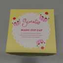 Supreme Housewares Cup Lids Silicone Food Grade Magic Cup Cap Drink Cup Lids Anti-dust, Airtight Seal, Ideal for Coffe Mugs, Cups, and Glass, Magic Cup Cap (Fairy Cake) (4.25 inch)