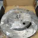 Front Brake Kit, Drilled & Slotted Brake Rotors and Pads Compatible with 2007-2017 Jeep Wrangler, 2018 JK, 302mm(11.9in) Brake Disc