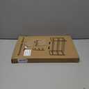 HDDTTZ 3-Tier Expandable Shoe Rack, Adjustable Shoe Shelf Storage Organizer Heavy Duty Metal Free Standing Shoe Rack for Entryway Closet Doorway (Black)