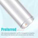 Geetery Clear PC Pipe Long Polycarbonate Round Rigid Plastic Tubing Unbreakable Plastic Tube Clear Tube for Dust Collection Hose Fittings (6 x 36 Inch)