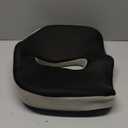 Ergonomic Memory Foam Seat Cushion for Office Chair, Extra Large Pad with U-Shaped Design for Pressure Relief, Coccyx Sciatica & Back Pain Relief, for Home, Car Long Sitting (Black/Gray)