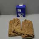 MIULEE Pack of 2 Polyester Throw Pillow Covers Soild Decorative Pillow Cases Soft Square Cushion for Couch Sofa Bedroom Car 20 x 20 Inch 50 x 50 cm, Khaki