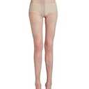 Sahabowi Women's Jacquard Sexy Thin Tights, Fashion High Waist Pantyhose, Shaping Slimming ButtLifting Stockings, Coffee Rosebud, 1pcs