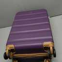 Luggage Sets 3 Piece,Suitcases with Wheels,Carry On Luggage Set,ABS Hard Case Luggage with TSA Lock Spinner Wheels(3 Piece Sets,Purple(20"/DB/TB)), 3PCS