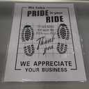 100Pcs Paper Floor Mats for Cars, Disposable White Automotive Floor Mats Kraft Paper, Waterproof Car Foot Pads Protective Papers, Thank You Mats for Car Detailing, Auto Dealership (20" x 16")