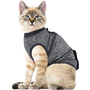 Cat Anxiety Jacket, Anxiety Vest for Cats, Jackets for Cats Only, Self-Adhesive Adjustable Pet Cat Calming Wrap Shirt, Calming Wrap for Pets to Relieve Stress