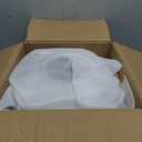 RYDDELIGHOME Large Round White Cement Vase