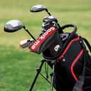 Blade Putter Cover, Spark Me Funny Putter Headcover Embroidery Black/Red