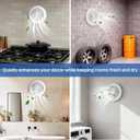 V2270-50 360 Bathroom Exhaust Fan, 50 CFM Round Ceiling Vent Fan, Non-Lighted Bath Fan Replacement for RV or Mobile Home, Fits 8 Inch Opening with 3 Inch Duct, White