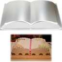 Aluminum Book Shaped Cake Pan Mould Birthday Cake Pan Bakeware Baking Mold Pastry Mould