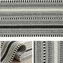 Artoid Mode Black Farmhouse Woven Table Runner, Seasonal Holiday Rustic Kitchen Dining Table Decoration for Home Party Decor 12x72 Inch