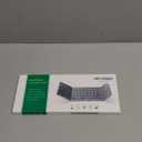 Samsers Foldable Bluetooth Keyboard with Touchpad - Portable Wireless Keyboard with Holder, Rechargeable Full Size Ultra Slim Pocket Folding Keyboards for Android Windows iOS Tablet & Laptop - Blue (BT x1)