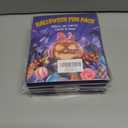 4 x 50 Pack Halloween Mason Jar Shape Crafts Candy Cards -DIY Trick or Treat Boxes for Party Favors, School Classroom Gift Cards for Kids, Holiday Gifts for Classroom Kid