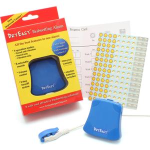 DRYEASY Bedwetting Alarm with Volume Control, 6 Selectable Sounds and Vibration
