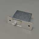 1 Pc, Steel, Powder Coated White Door Jamb Switch Kit For Indoor Use On Sliding Or Hinged Doors